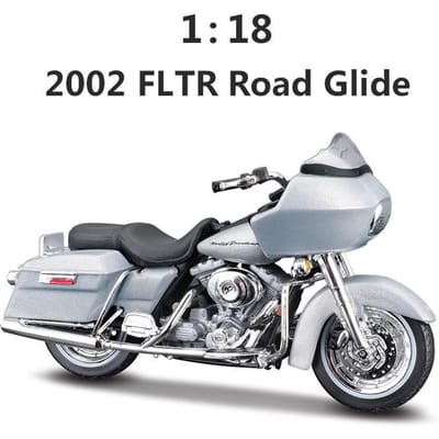 Op voorraad Maisto 1:18 Harley Davidson Moto Auto Serie Legering Minatuur Diecast Model 2002 Fltr Road Glide Jdhtwin Cam Auto Speelgoed Cadeau