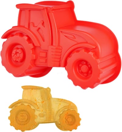 3D Tractor Bakvorm van Silicoon, 25.5x16.5cm - Ideaal voor Taarten, Chocolade en Brood voor Feestjes