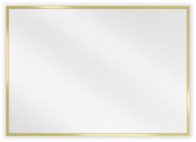 Mexen Loft rechthoekige badkamerspiegel 70 x 50 , gouden frame - 9852-070-050-000-50