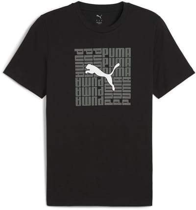 Puma Graphic Box T-shirt Met Korte Mouwen Zwart M Man