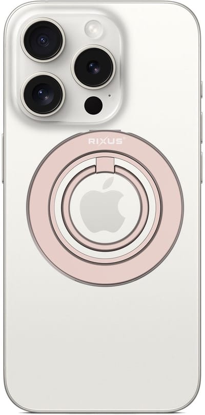 Rixus RXPH30G MagGo Magnetic Ring Holder Titanium Gold