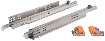 Blum TANDEM ladegeleiders 600 mm, 30 kg