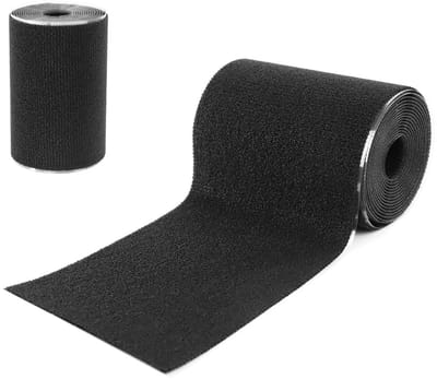 Tent Tape - 2 Stuks - Zelfklevend - Reparatietape - Reparatietape voor zeildoek - Herstellijm Patch Voor Kleding - Fix Tape - Reparatiedoek - Zelfklevend - Waterdicht - Voor luifel, zeil, boothoezen en tenten - 10CM x 2M - Zwart