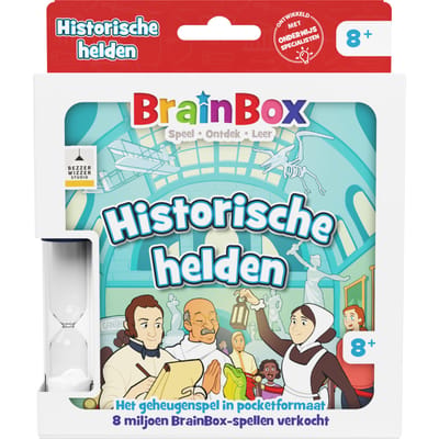Brainbox Pocket Historische Helden - Nederlands Kaartspel