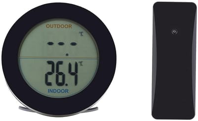 Draadloos Weerstation met Binnen- en Buitenthermometer en LCD Scherm