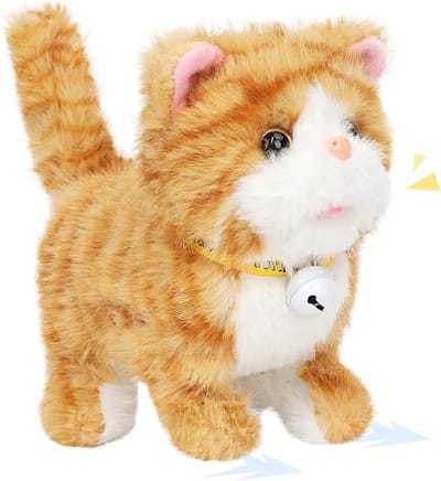 Pluche Kat Speelgoed - Interactieve Kat - Kinderen Vermaken - Herhaalt Wat Je Zegt