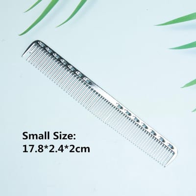 Peigne à cheveux en aluminium spatial, peignes de coiffure professionnels, coupe de cheveux, brosse à cheveux, outils de barbier, accessoires de Salon