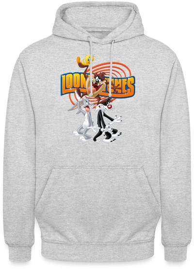 Looney Tunes Bugs Taz Tweety Sylvester Hoodie Unisex