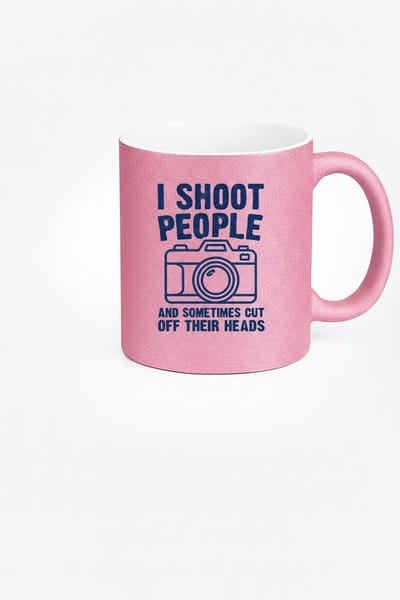 Fotografie Mok - I Shoot People, Soms Snij Ik Hoofden Af - Cadeau voor Fotografen