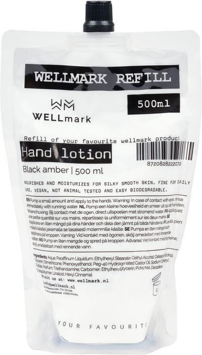 Wellmark Refill Hand lotion - Dark Amber 500ml
