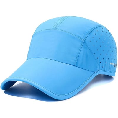 Outdoor Sport Sneldrogend Waterdicht Ademend Baseballpet Zomer Voor Mannen Vrouwen Mode Verstelbaar Snapback Dunne Zonbescherming Pet 56-60cm blue