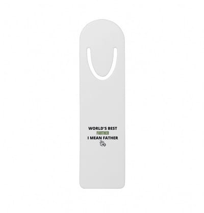 Hacebo® - worlds best farther metalen boekenlegger - Papa - cadeau papa - cadeau - verjaardag papa - vaderdag - beste papa Bladwijzer boekenleggers - 12.7 cm x 3.2cm