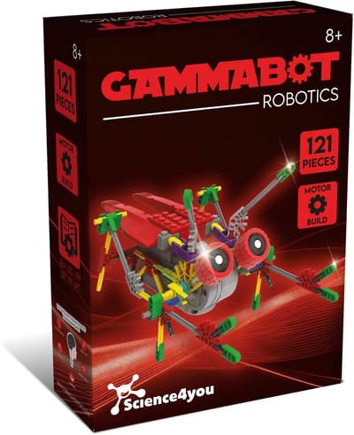 Science4you Robotics Gammabot - Robotbouwpakket voor Kinderen, Bouw Je Eigen Lopende Robot met dit Bouwpakket, Robotica Bouwpakket met 122 Onderdelen