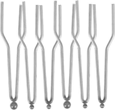 Houtbrandtips Vervanging - Pyrografietips Houtkachelset - Houtbewerking Kunst - Stevige Metalen Punten - 35 cm - Zilverkleurig