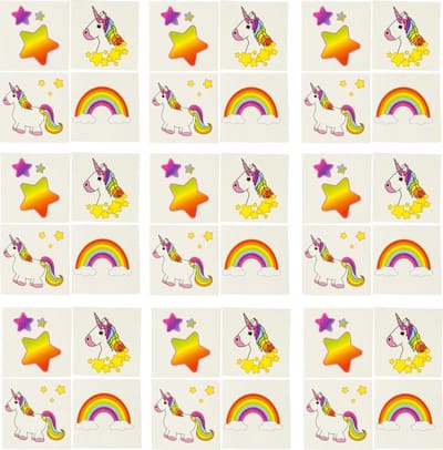 Eenhoorn Plakplaatje Tijdelijke Tatoeage | 36 Tattoos Unicorn
