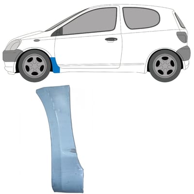 Reparatiepaneel voorspatbord voor Toyota Yaris 1999-2003 / Links