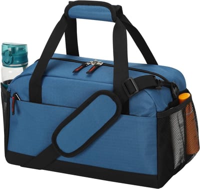 Lichtgewicht Sporttas 35x20x20 cm met Vochtzak - Ideaal voor Gym, Weekend en Handbagage