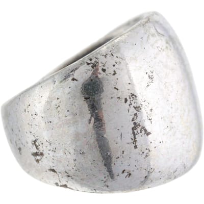 Behave - Ring - Vintage Zilverkleurige Statement Ring | Antieke Used Look | Nikkelvrij
