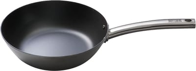 Wokpan Carbon Steel 24 cm - Duurzaam en Gezond Bakken