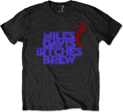 Miles Davis - Bitches Brew Vintage Heren T-shirt - L - Zwart