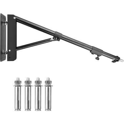 Wandmontage Triangle Boom Arm Light Stand voor fotografie Strobe Light Monolight Softbox Length 72cm-130cm