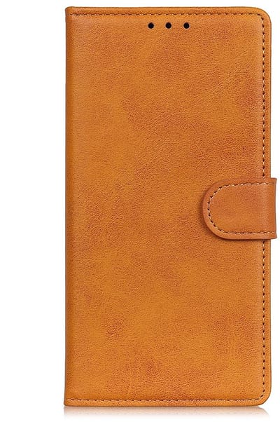 Coverup Hoesje - Geschikt voor Samsung Galaxy M31 Hoesje - Coverup Luxe Book Case - Bruin