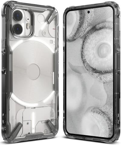 Ringke Fusion X Nothing Phone (2) Hoesje Back Cover Zwart