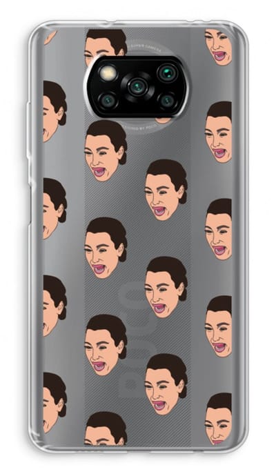 Case Company® - Hoesje geschikt voor Poco X3 Pro hoesje - Ugly Cry Call - Soft Cover Telefoonhoesje - Bescherming aan alle Kanten en Schermrand