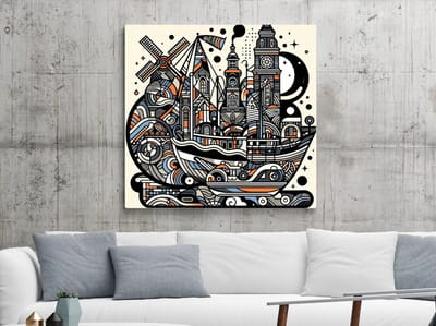 Kunstprint | Wanddecoratie | Canvas | 20 × 20 cm
