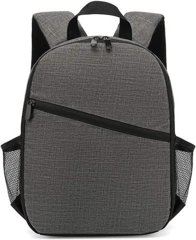 Cameratas Rugzak - Draagbare Tas - Reizen Bescherming - Waterdicht Nylon Materiaal - 330x265x125mm - Grijs