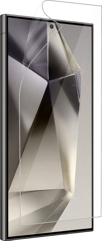 Screenprotector - Folie Geschikt voor Samsung Galaxy S24 Ultra - Ultra Clear - Bescherm Folie - Screen Protector - Soft TPU