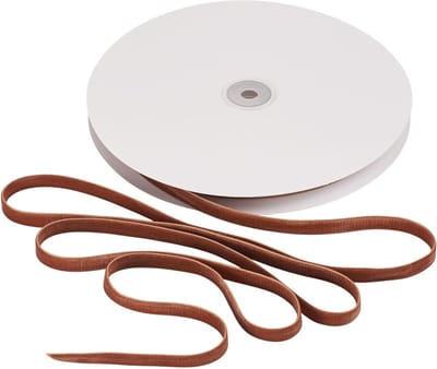 Dunne 10mm Velours Ribbons in Bruin voor Cadeauverpakking, Bows, Bruiloften en Kerstdecoratie