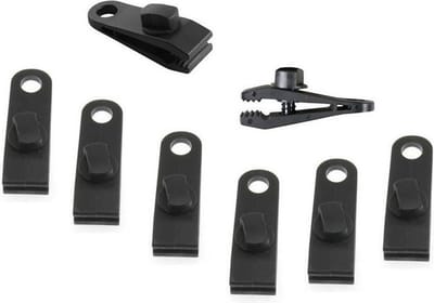 Zeilklemmen - 8x - kunststof - zeilclips voor afdekzeilen