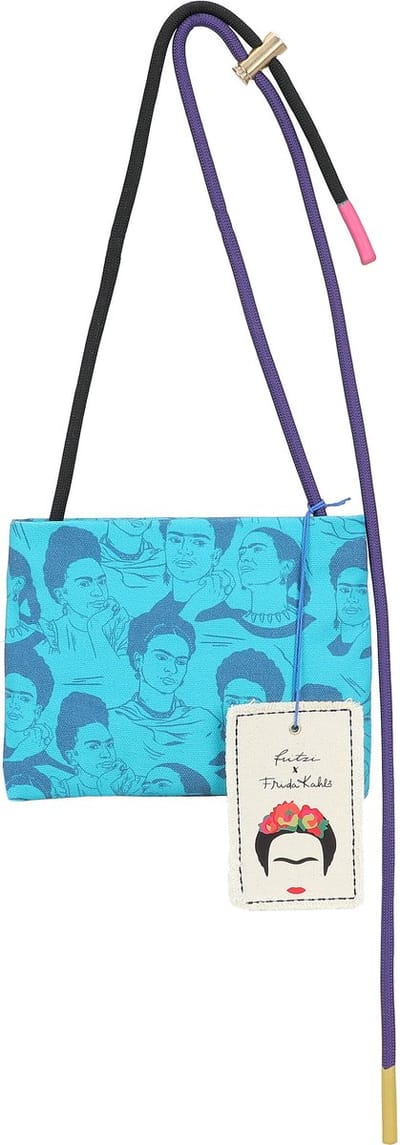 Fritzi aus Preußen schoudertas Fritzi x Frida Kahlo Fritzi ME Limited Frida Heads turquoise