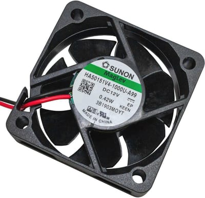 12V DC Ventilator 50x50x15mm met 13,1m³/h en 3200U/min