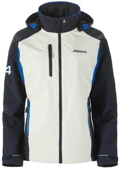 Blauwe dames regenjas Sardinia 2.0 van Musto L