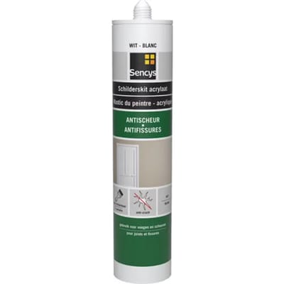 Sencys Schilderskit Anti-scheur Wit 310ml
