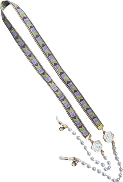Eyezoo® - Brillenkoord - Brillenketting - Pearly Beige