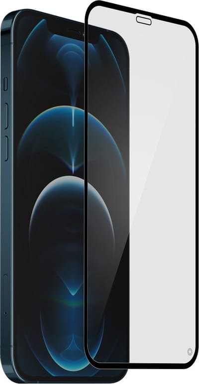 Force Case, Screenprotector geschikt voor iPhone 12 / 12 Pro - Tempered Glass, Transparant