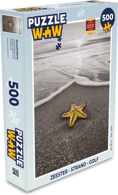 Puzzel Zeester - Strand - Golf - Legpuzzel - Puzzel 500 stukjes