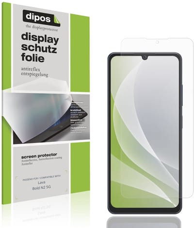 dipos – 4x Matte Beschermfolie geschikt voor Lava Bold N2 5G | Krasbestendige & antireflecterende Screenprotector Ultra-Thin