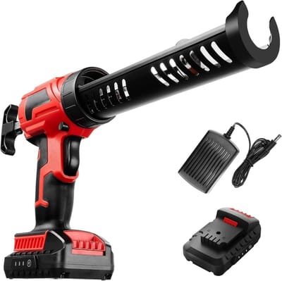 Accu Kitspuit - Elektrisch Gereedschap - Afwerking Klussen - 4 Snelheden Instelbaar - 300 ml - Zwart