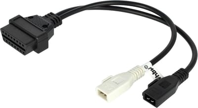 OBD2 Adapter Kabel (2x2 Pin) voor Diagnoseapparaat - Geschikt voor Audi, Seat, Skoda, VW