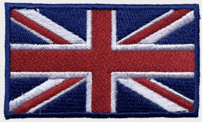 Patchy® – Vlag van het Verenigd Koninkrijk Strijk Embleem Patch 6.5 x 4 cm