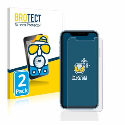 BROTECT - Screenprotector voor Apple iPhone XR / 11 - Folie Beschermfolie matte 2 Stuks