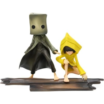 Op Voorraad Animatie Spel Little Nightmare 2 Kleine Six Mono Horror Avontuur Scène Spel Omgeving Doos Model Speelgoed Cadeaus black