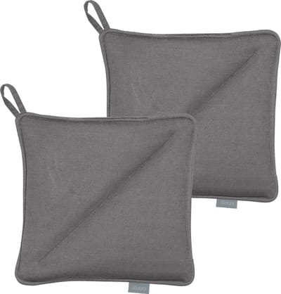 Södahl Soft Pannenlappen 20 x 20 cm 2 stuks Grey