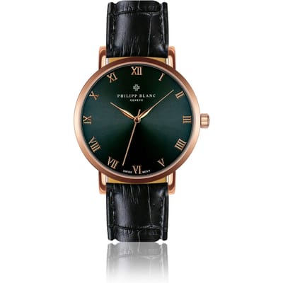 Krokodillenleren horloge Philipp Blanc Bern