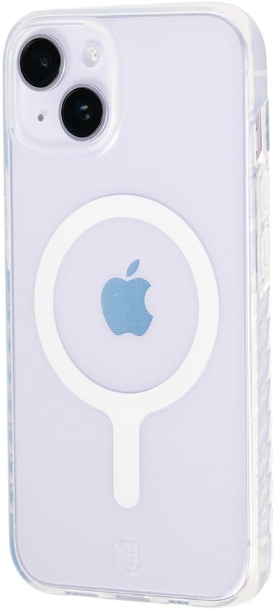 BodyGuardz Carve MagSafe Case - geschikt voor iPhone 14 - gemaakt van bio-plastics - met anti-bacteriële bescherming - geschikt voor MagSafe en draadloos laden - Clear