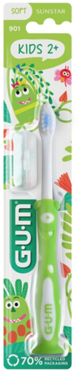 GUM Tandenborstel Kids 2+ - 4 x - Voordeelverpakking